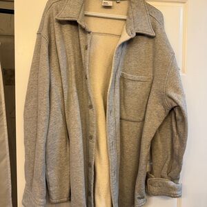 TNA Shacket Heather Grey